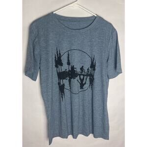 Stranger Things Netflix Short Sleeve Graphic T-Shirt, Size Large, Blue